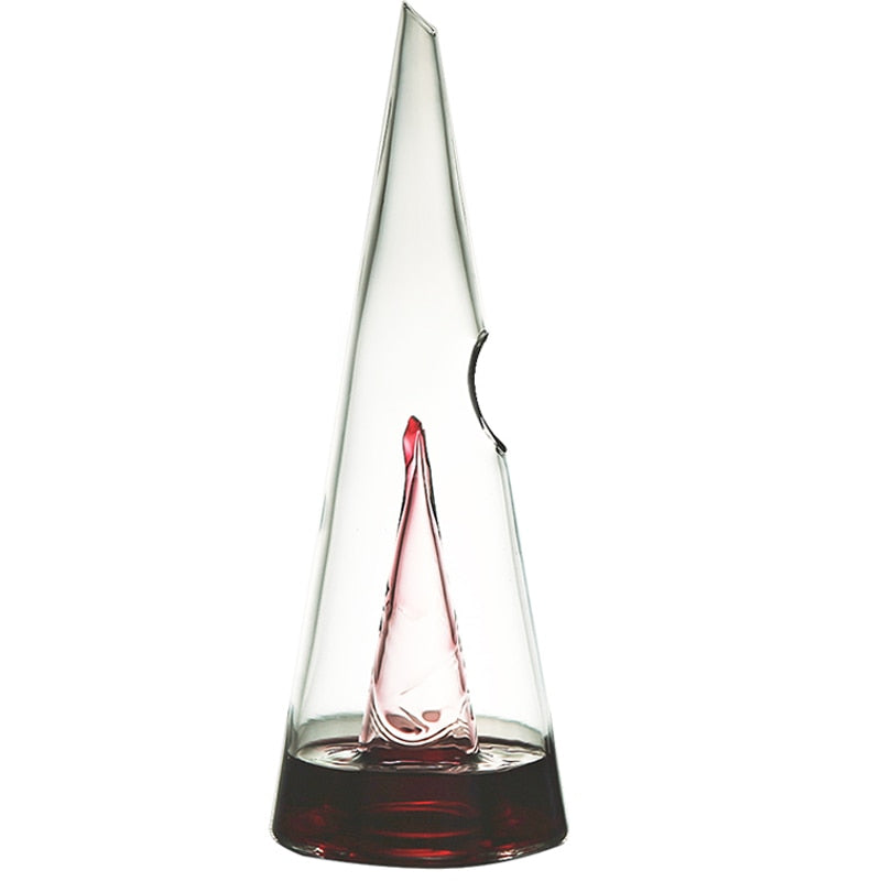 Crystal Clear Wine Decanter & Aerator | Elegant Modern Design